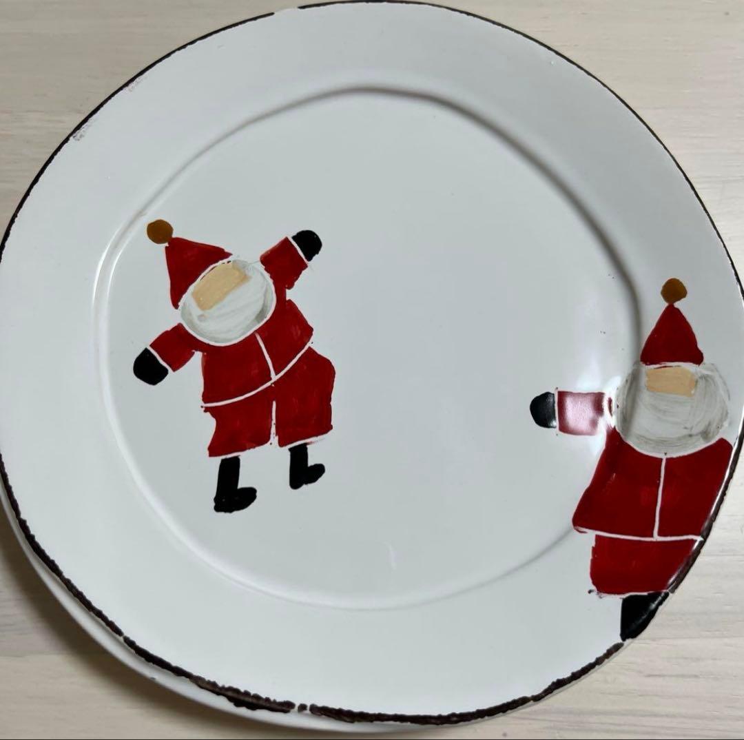 ヴィルジニアカーサ　クリスマス　 サンタプレート