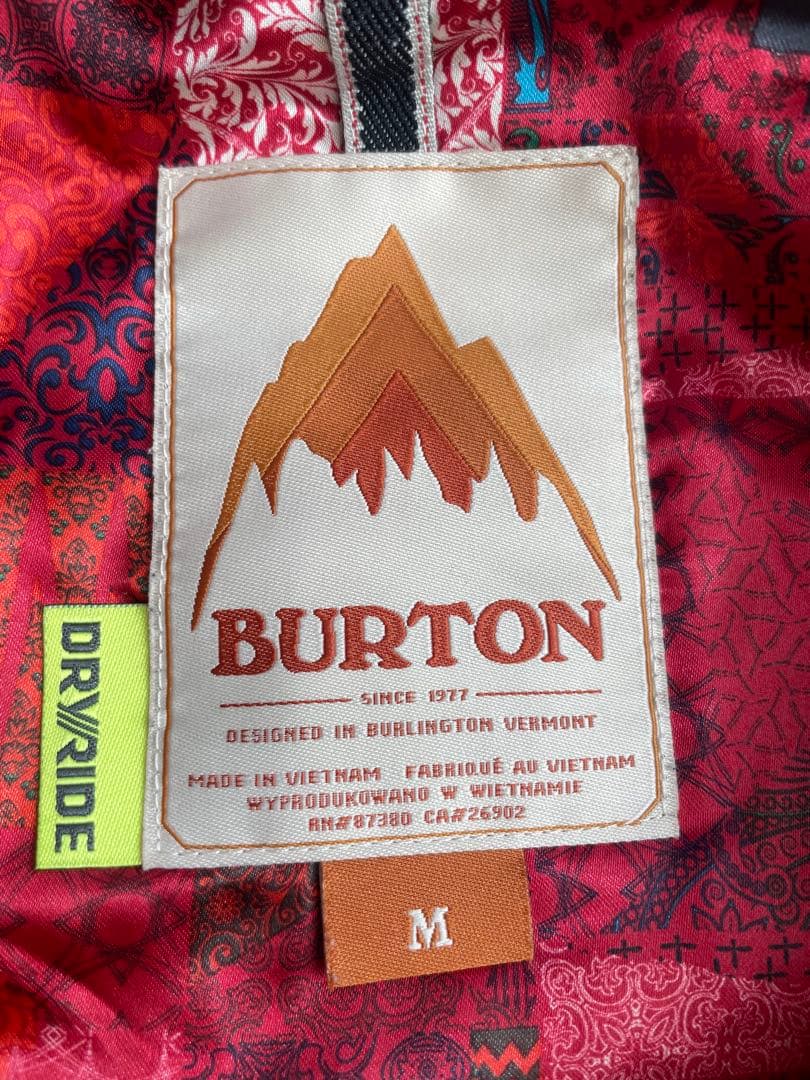 ウェアBURTON フード付きジャケット M ・ズボンnima 紺色 M