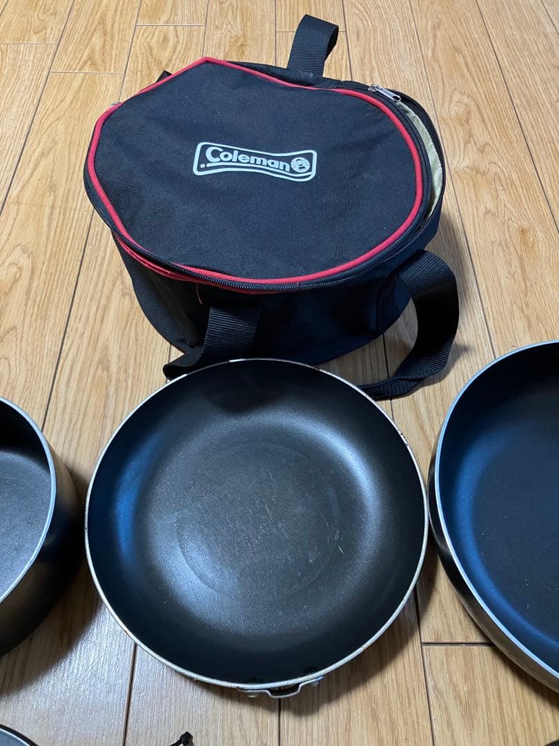 Coleman アルミクッカーセット　フライパン　鍋　コールマン