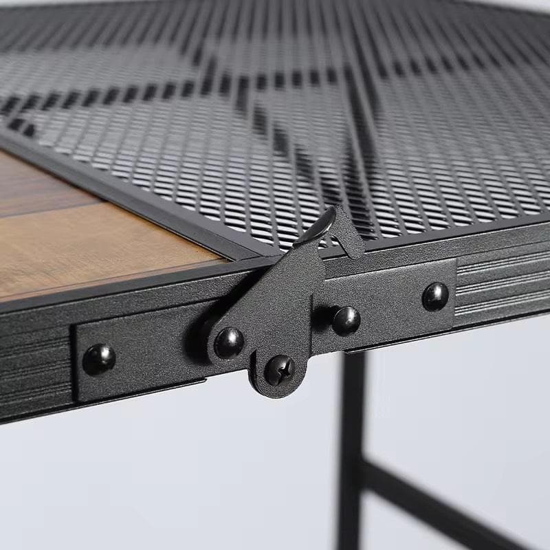 2WAY ハーフメッシュテーブル＋サイドテーブル 高さ２段階変更可能 アウトドア