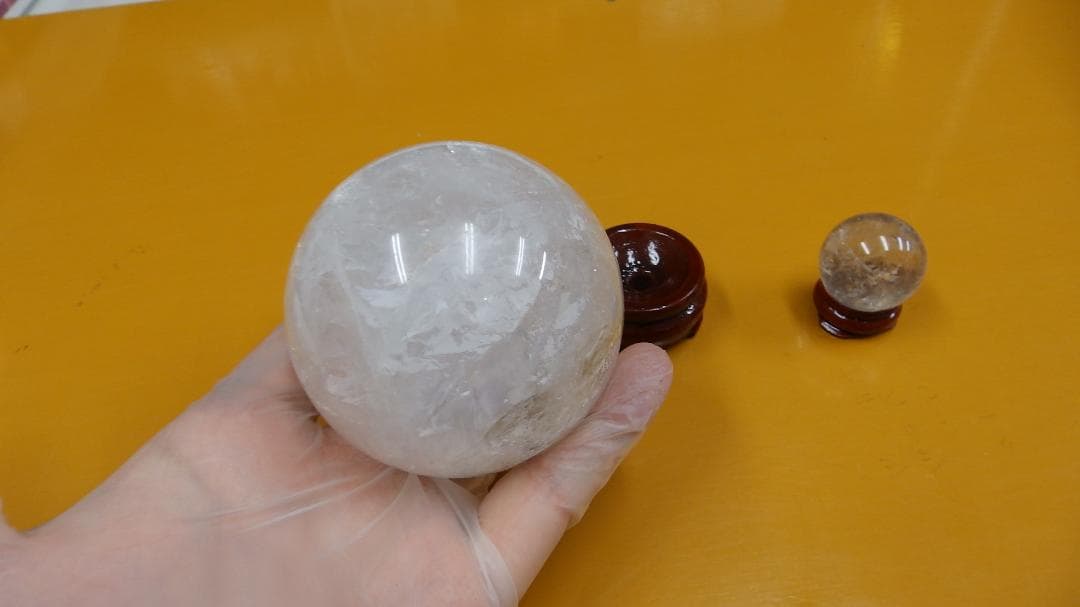 水晶玉　丸玉