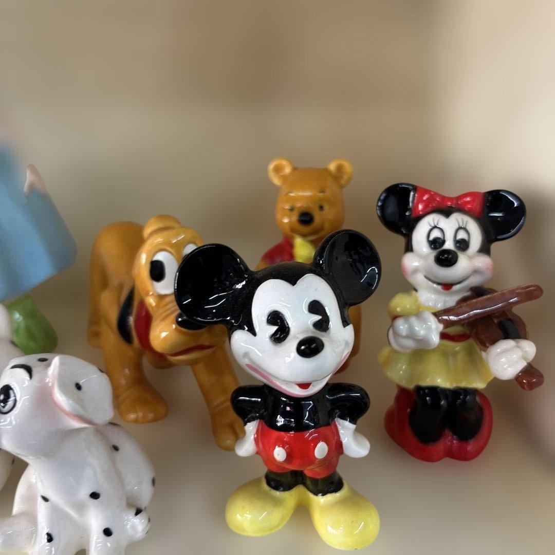 ディズニーフィギュア 陶器 置物 おまとめ