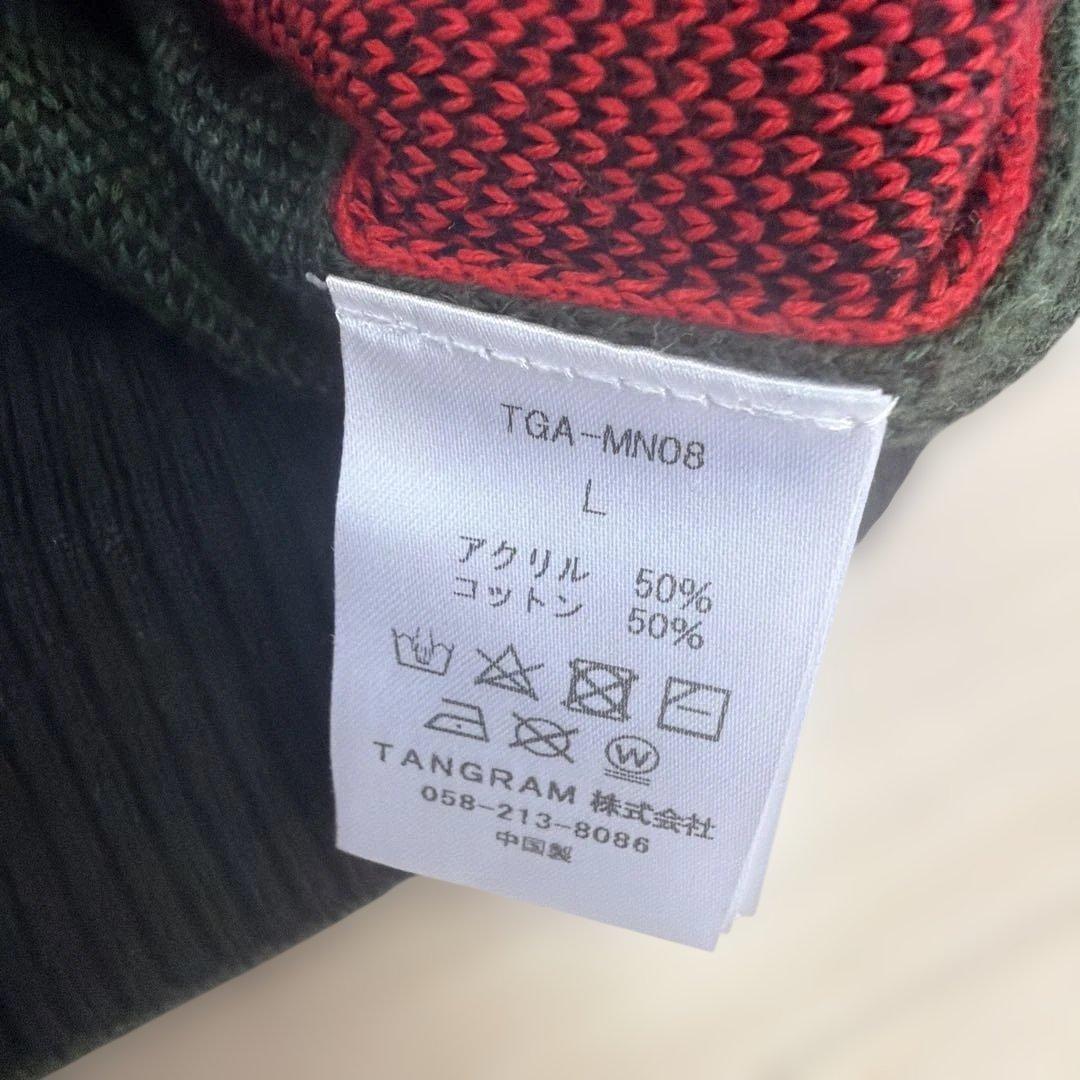 美品！試着のみ　スポーツニット Tangram セーター　L