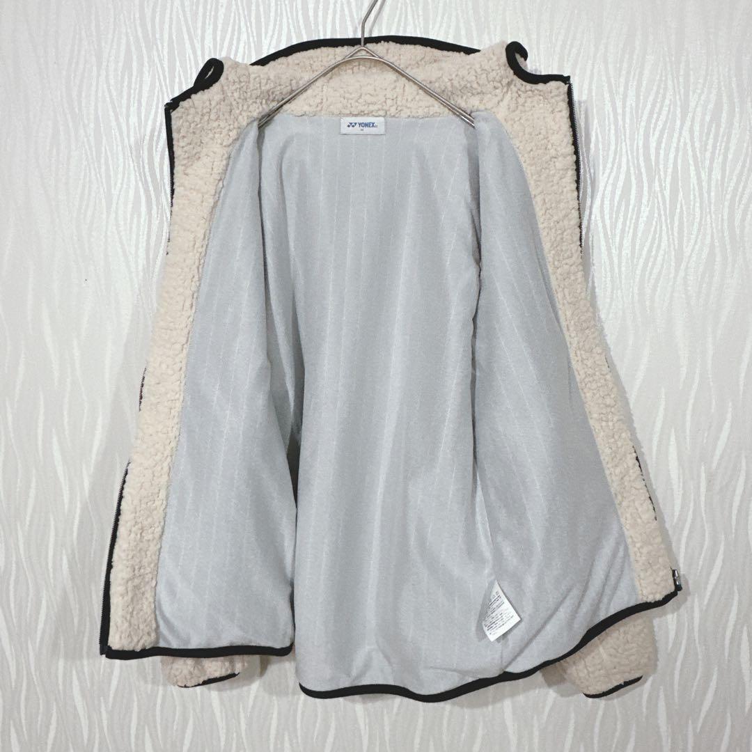 YONEX（ヨネックス）美品　フリース ジップパーカー Mサイズ 防寒 もこもこ