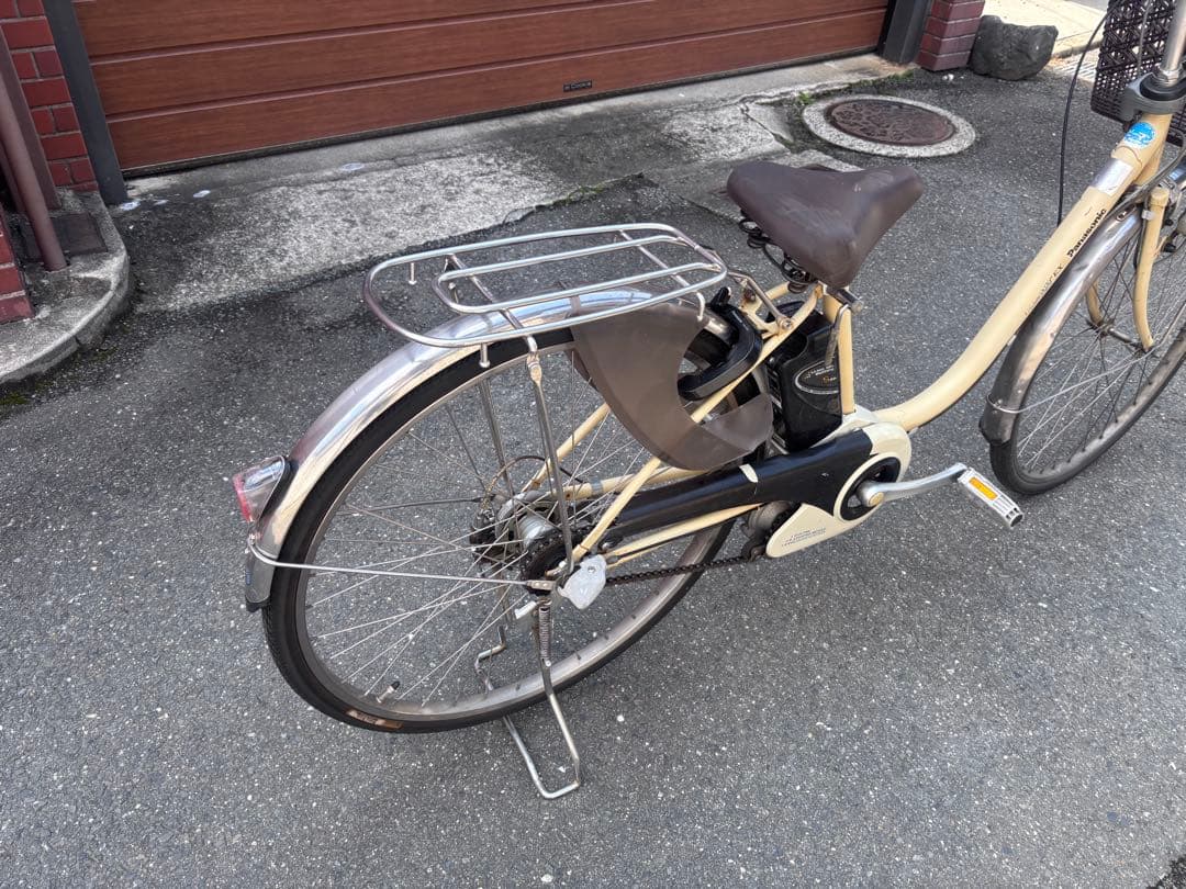 Panasonic 電動アシスト自転車 クリーム色
