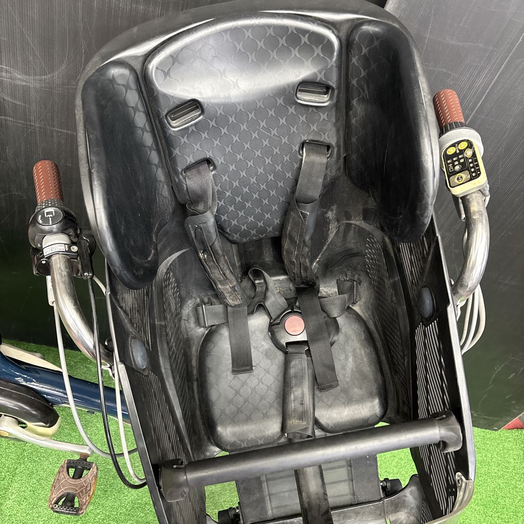 電動自転車 BS Angelino ブルー 3人乗り対応　63