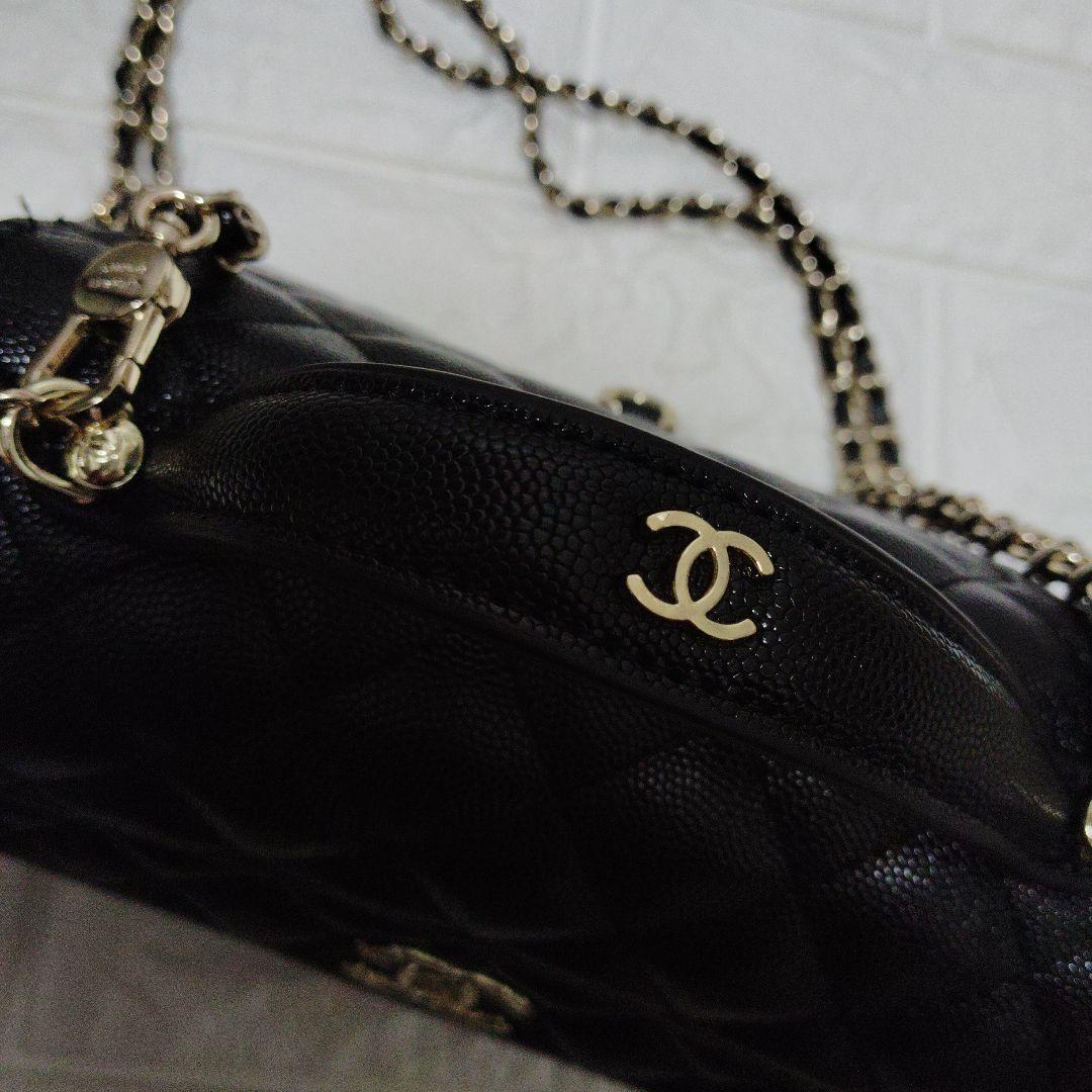 CHANELノベルティキルティングバッグ