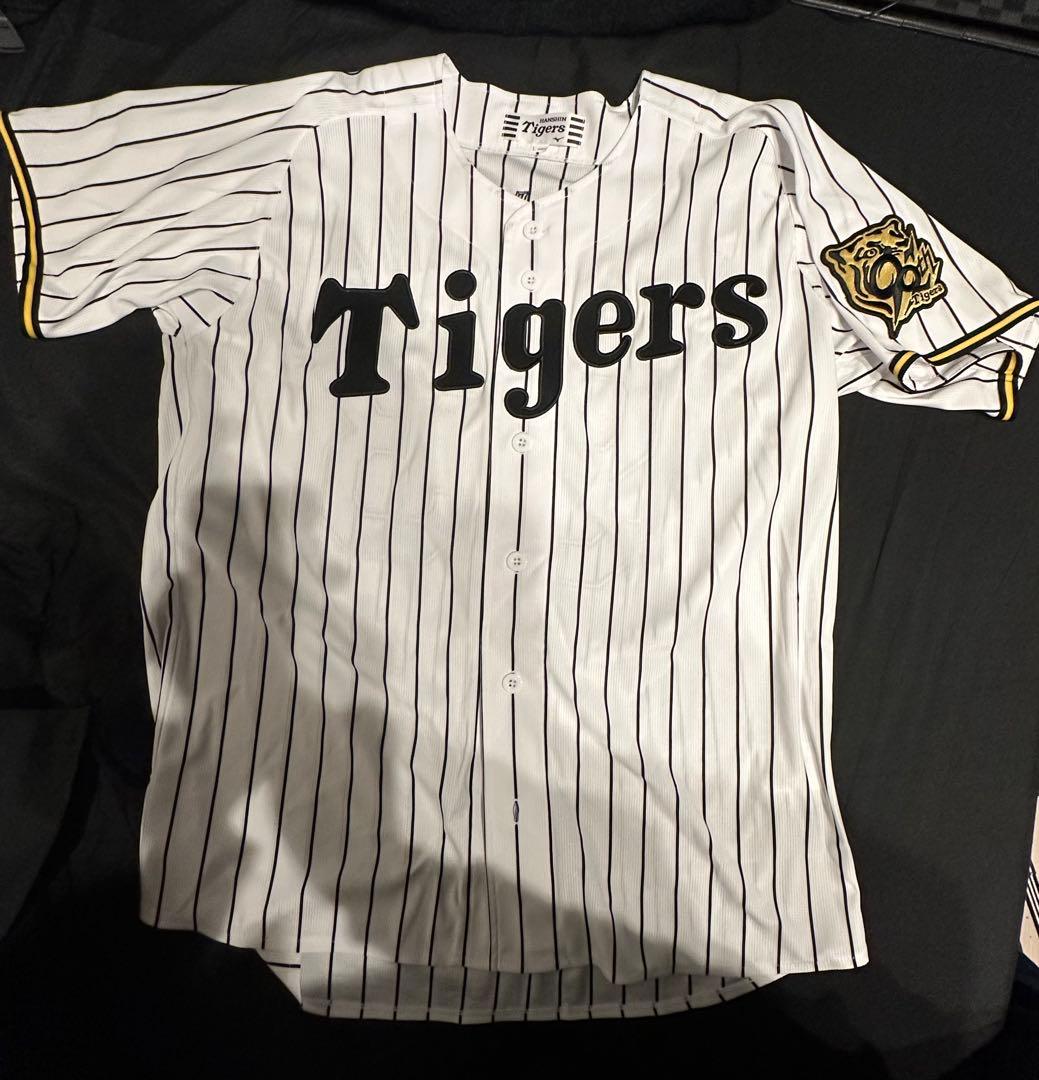 ラ*ラ様 阪神タイガース 90周年ホームLサイズ レア品片山コーチ NPBワッペ