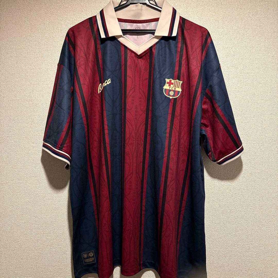 【新品未使用】 バルセロナ 125周年 ポロシャツ オーバーサイズ 国内XL程度