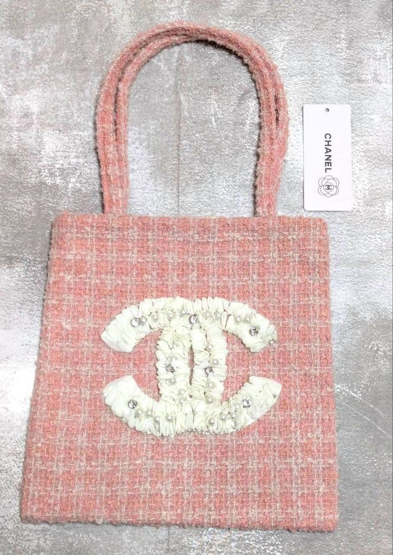 新品/シャネル ノベルティ/トートバッグ ピンク