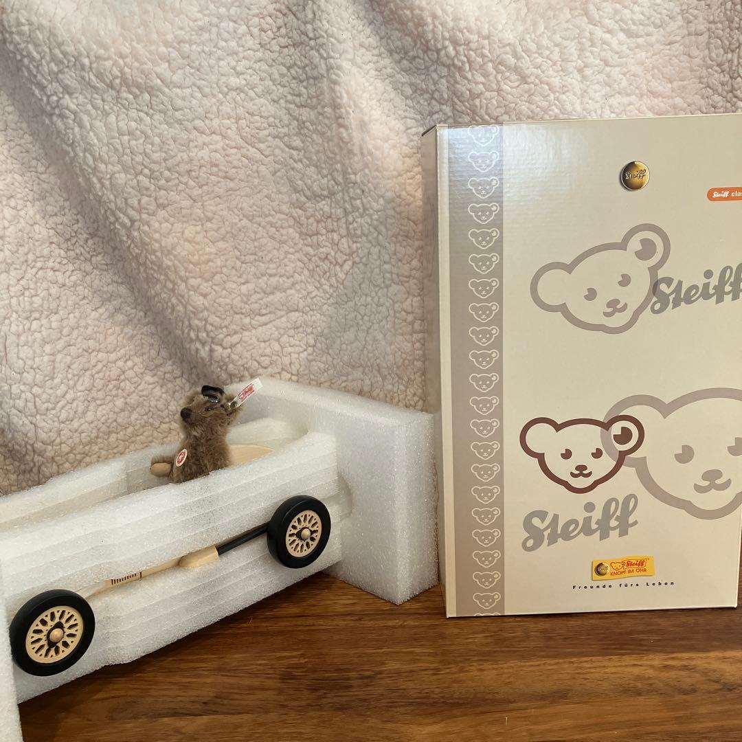 Steiff メルセデスシルバーアロー with teddy 激レア