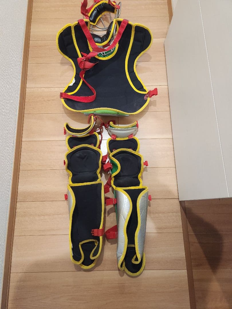 ハタケヤマ　キャッチャー防具　プロテクター　セット