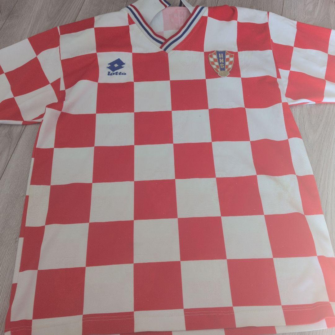 千*い様 【クロアチア代表】LOTTOオールドサッカーユニフォーム海外Mイタリア
