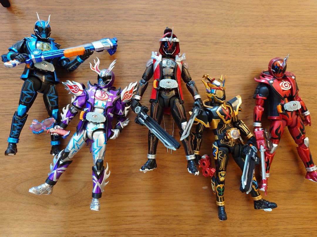 S.H.Figuarts　仮面ライダーゴースト5体
