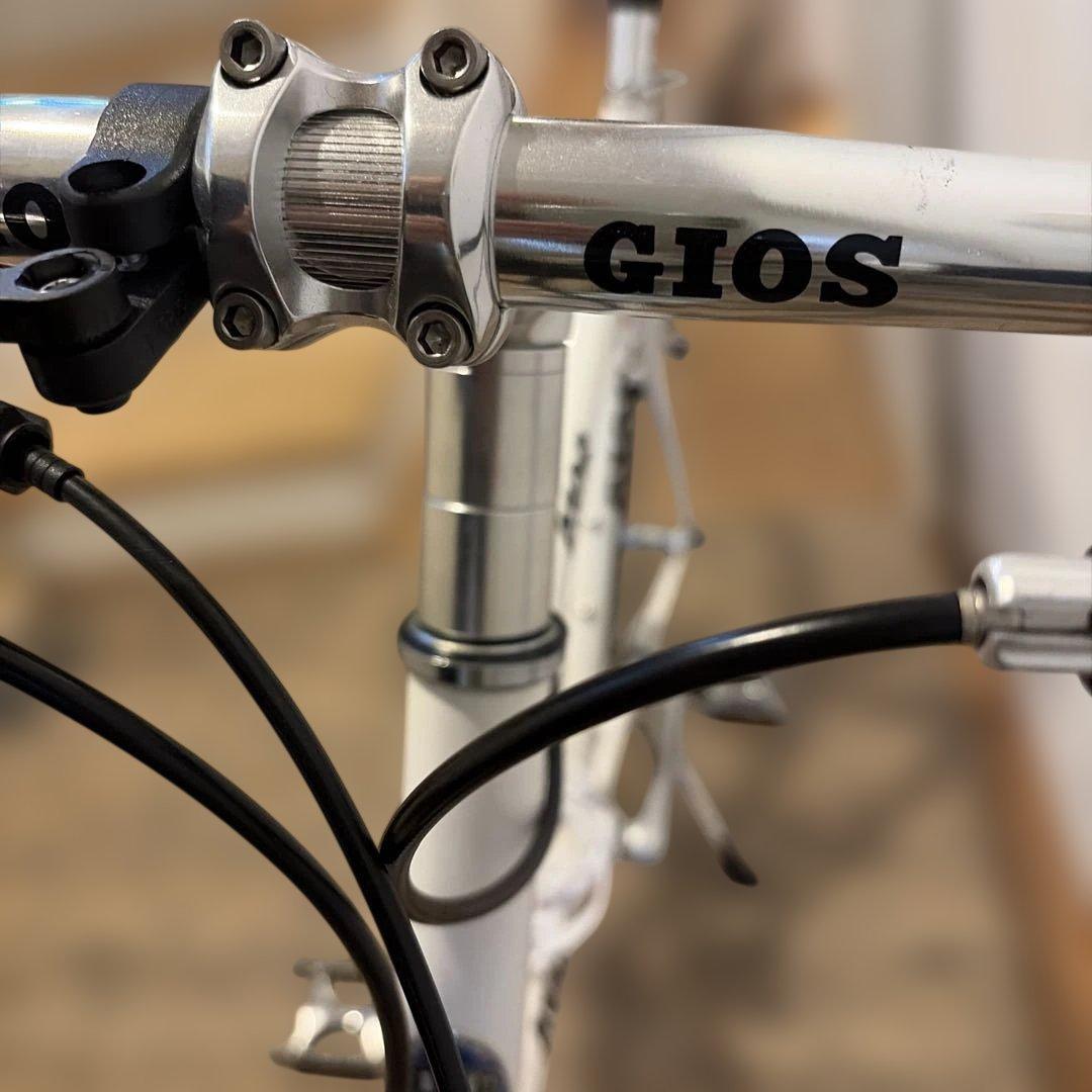 6000円引　GIOS MIGNON ホワイト ミニベロ　510 手渡し
