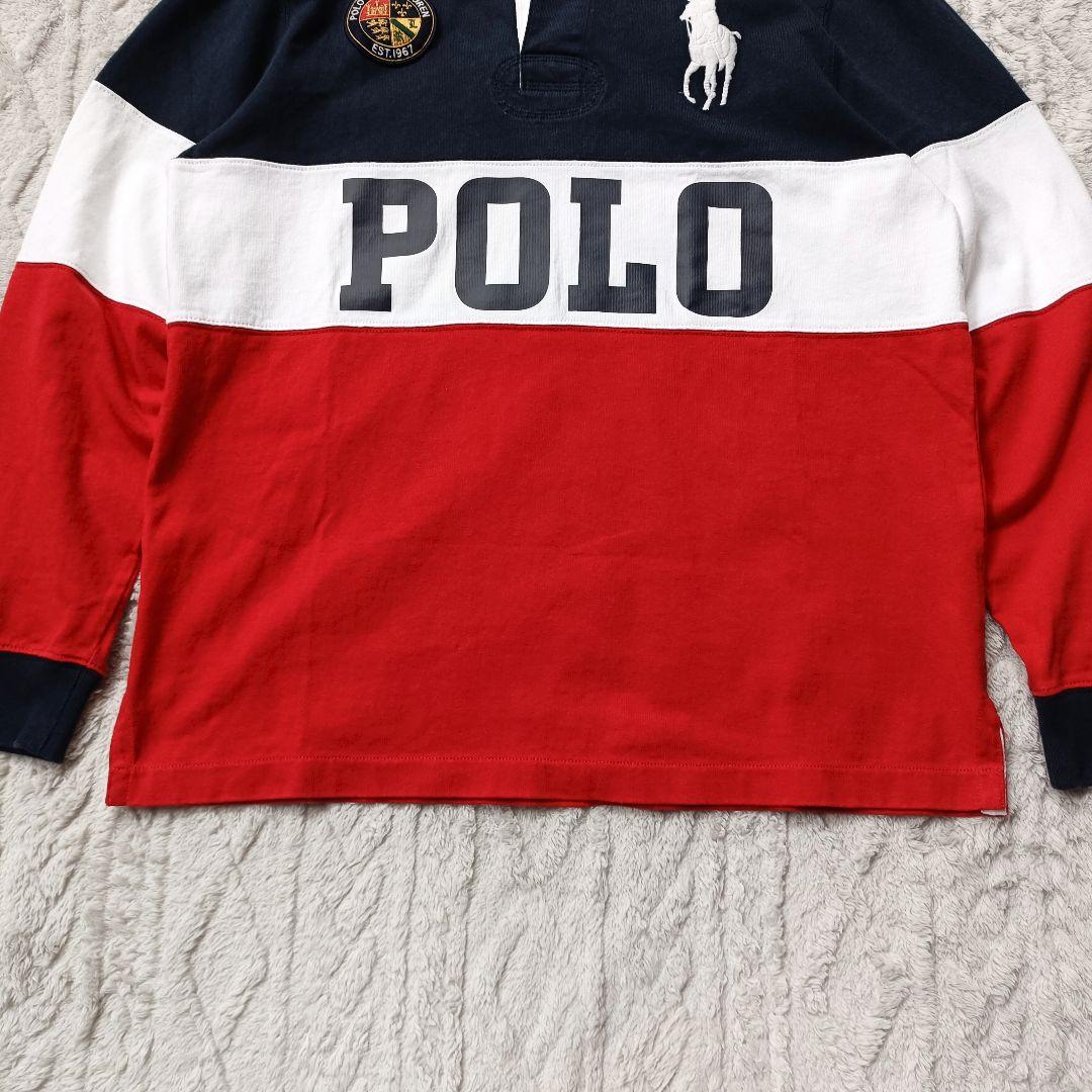 POLO RALPH LAUREN ビッグポニー ラガーシャツ L ビッグポニー