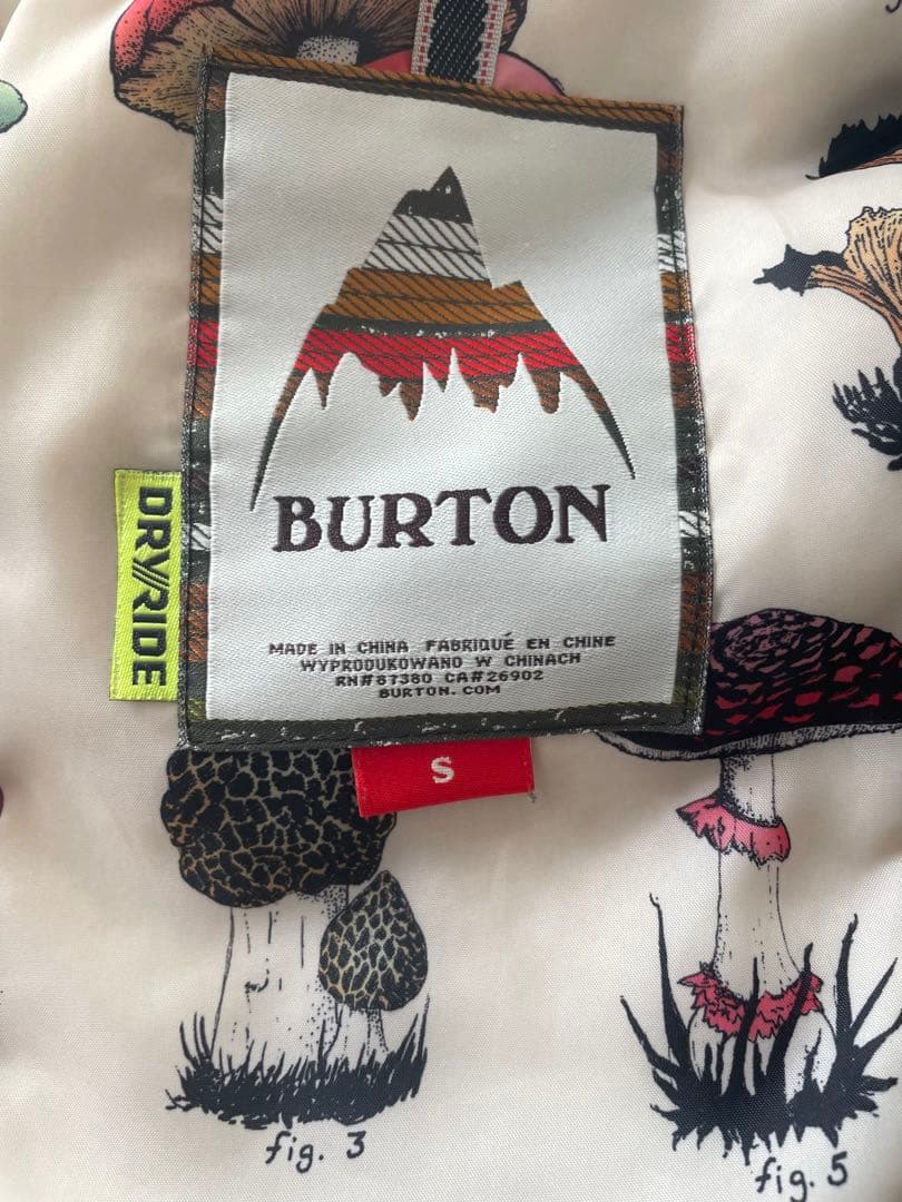 【キノコ柄❣️】Burton ウエア上下セット