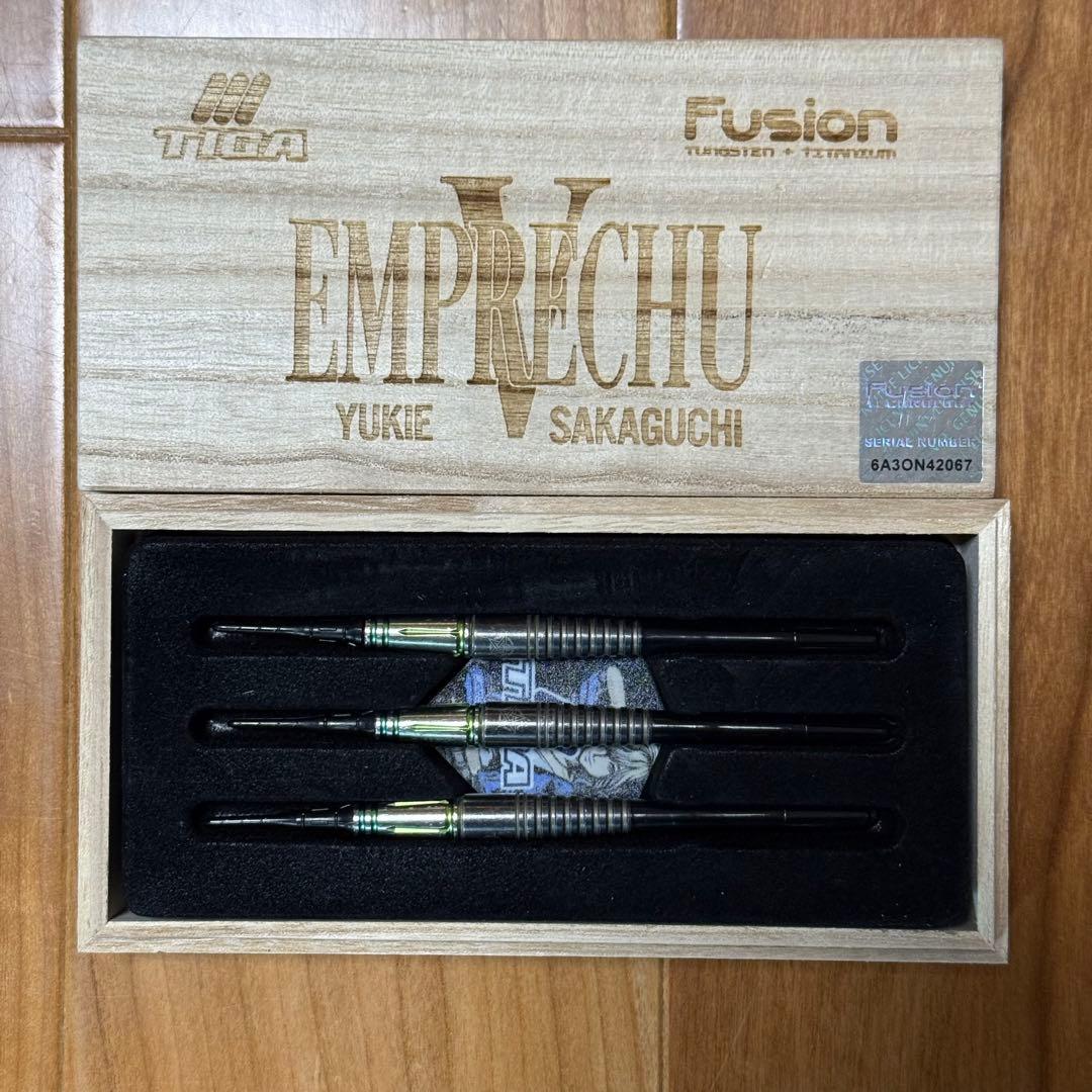 TIGA EMPTECHU5 FUSION ダーツバレルセット 坂口優希恵プロ