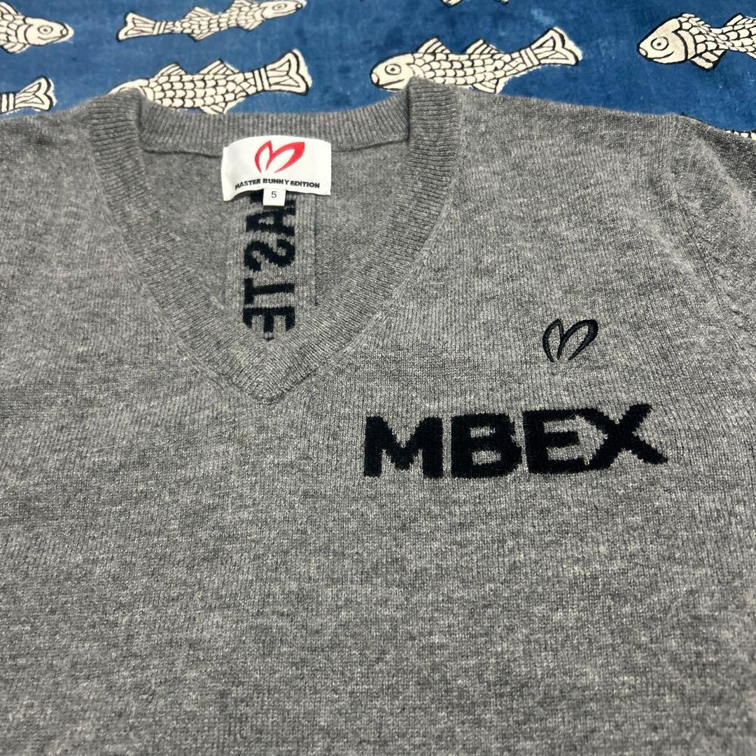 MASTER BUNNY EDITION MBEX セーター サイズ5 グレー