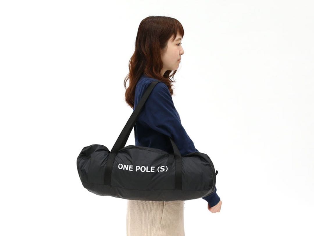 DOD ONE POLE (S) キャンプテント 黒　グランドシート付属