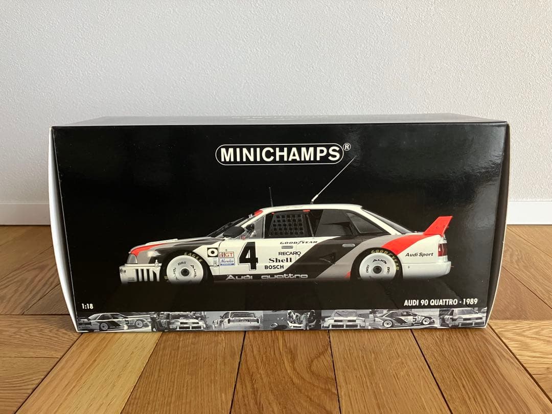 未開封 1/18 MINICHAMPS アウディ 90 クアトロ 1989 #4