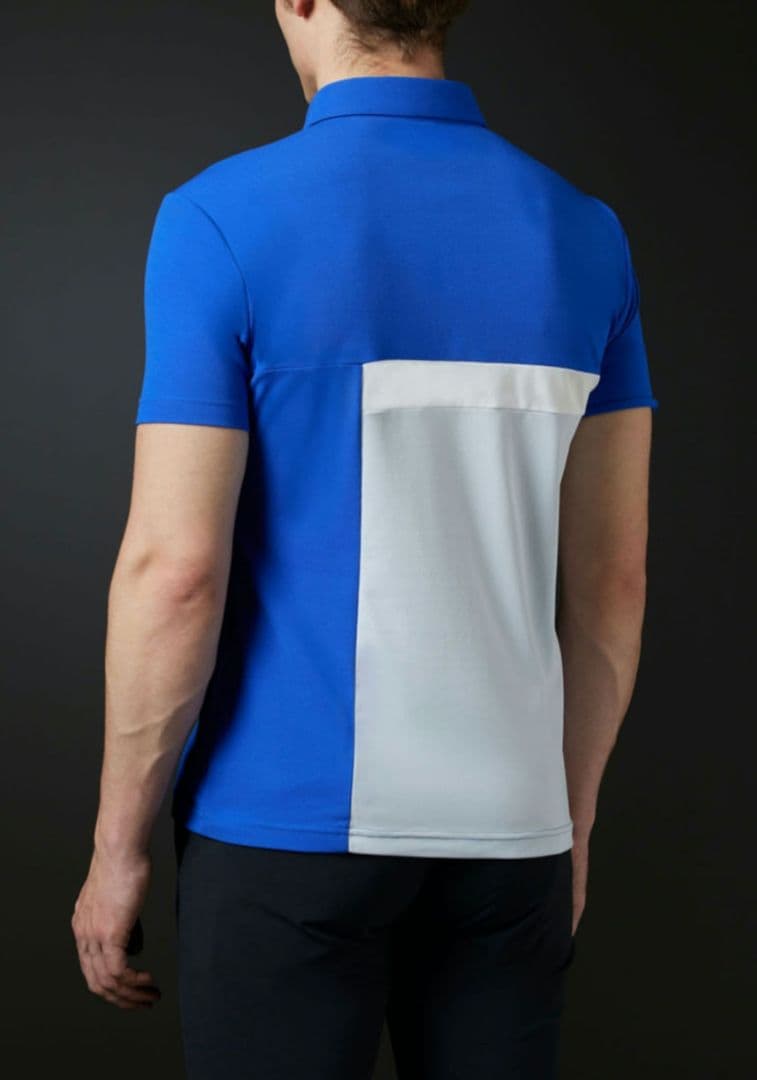 【入手困難】 デサントゴルフ ソロテックス 鹿の子 切替 半袖 ポロシャツ M