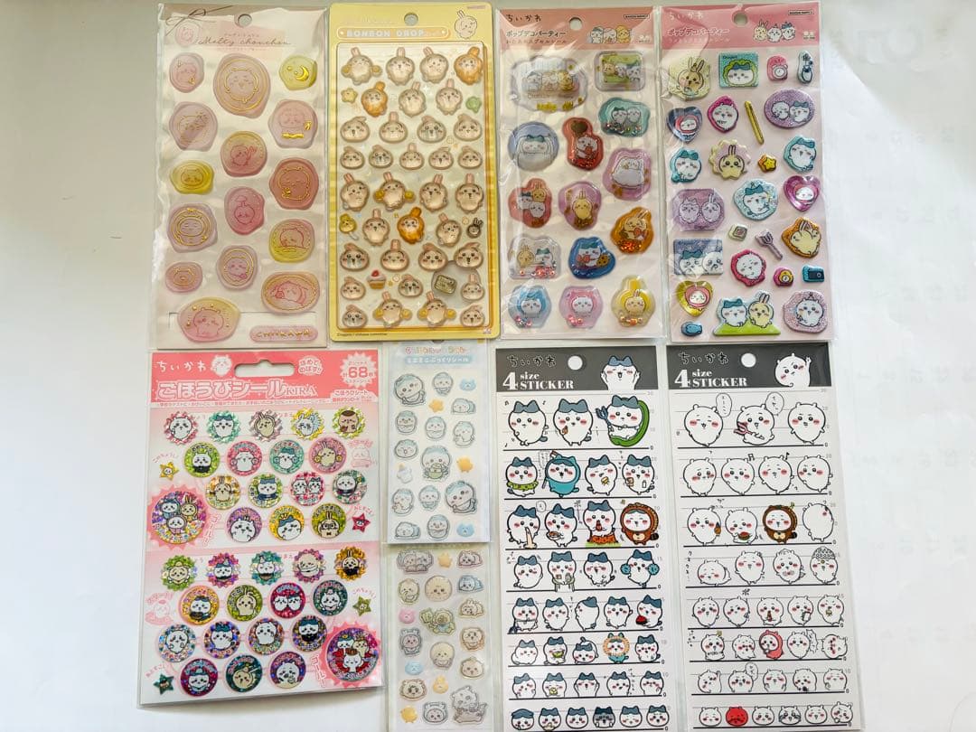 ちいかわシール ボンボンドロップ他 ハチワレうさぎ他 計9枚売り