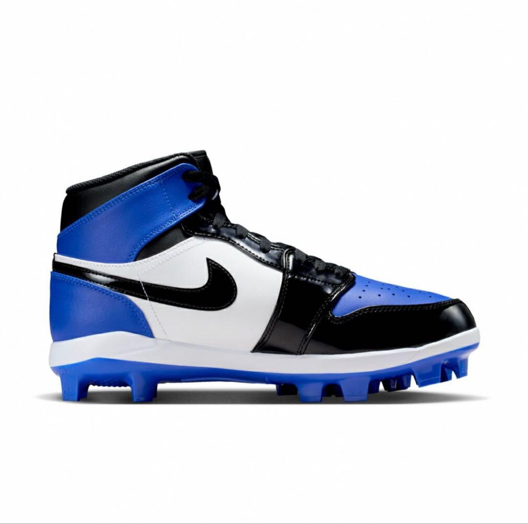 Nike スパイク AIR JORDAN 青/黒/白 ハイカット 26.5