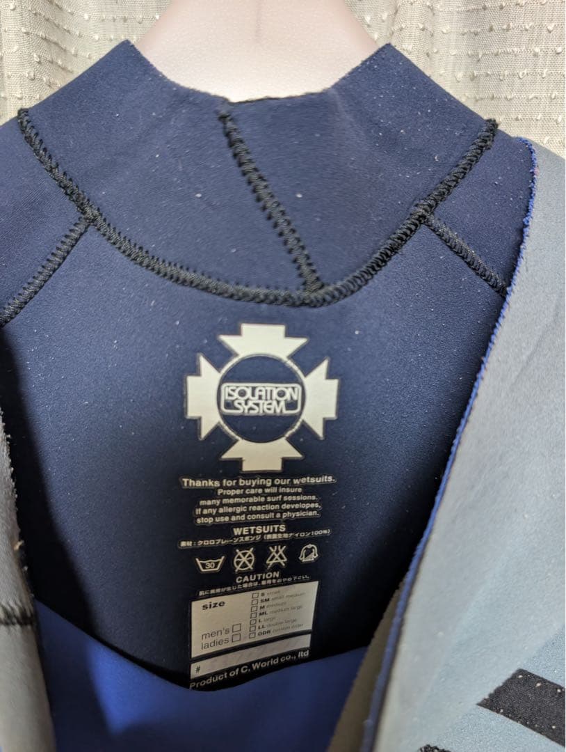 ROXY(ロキシー)3mm フルスーツ レディースMサイズ相当(オーダー品)