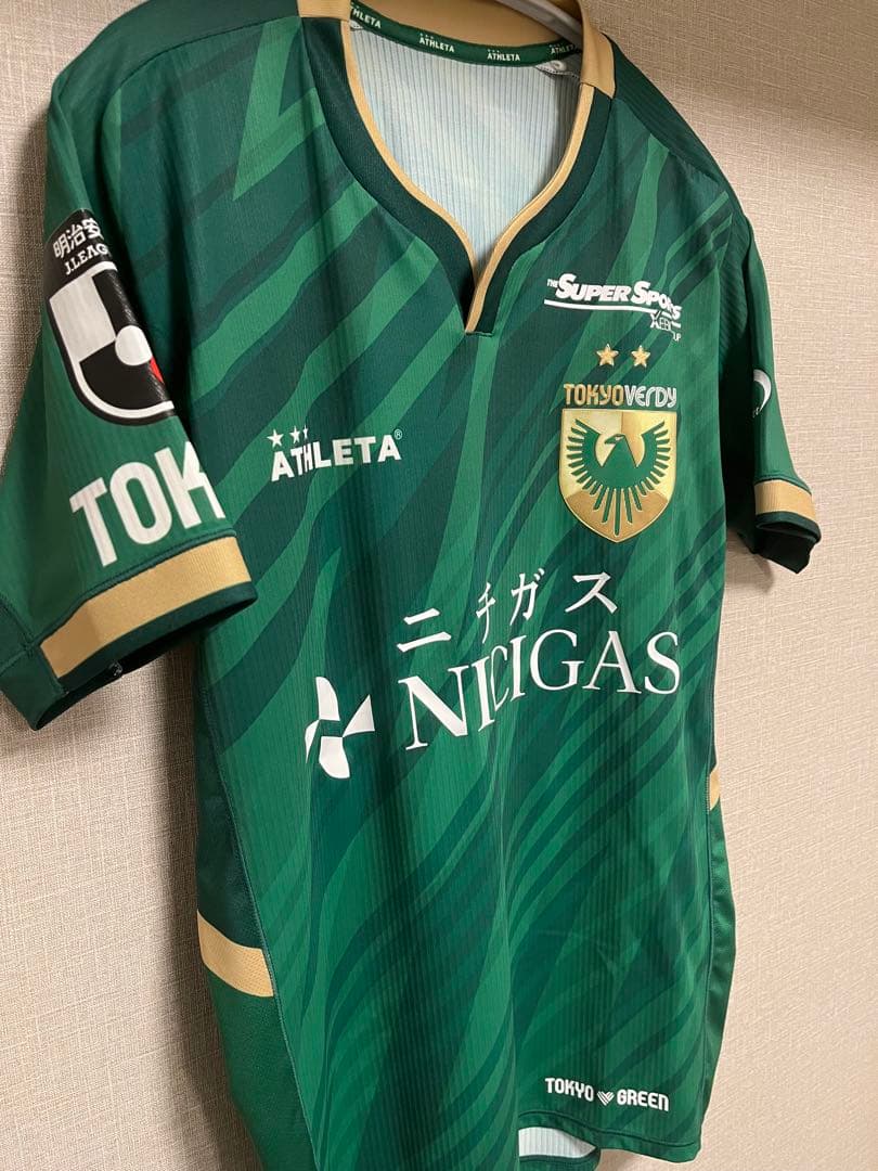 東京ヴェルディ2025オーセンティックユニフォーム ATHLETA M 深澤大輝