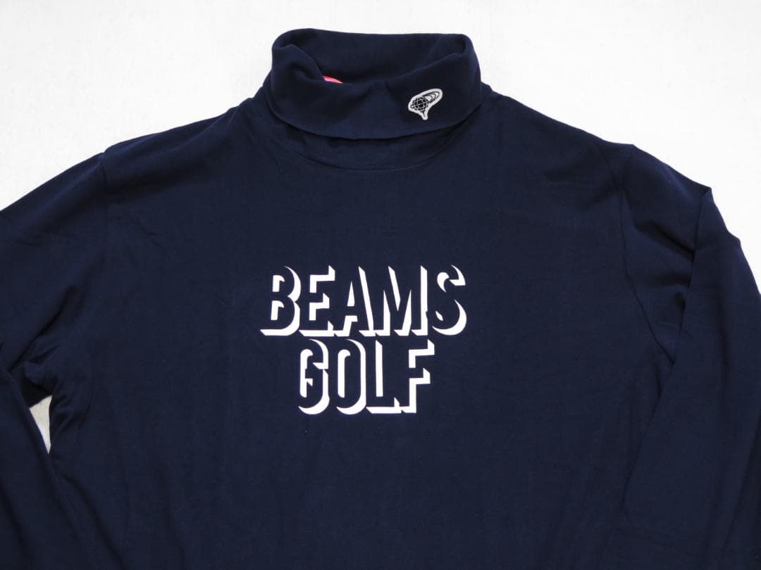 BEAMS GOLF ビームス ゴルフ シャドーロゴ タートルネックシャツXL