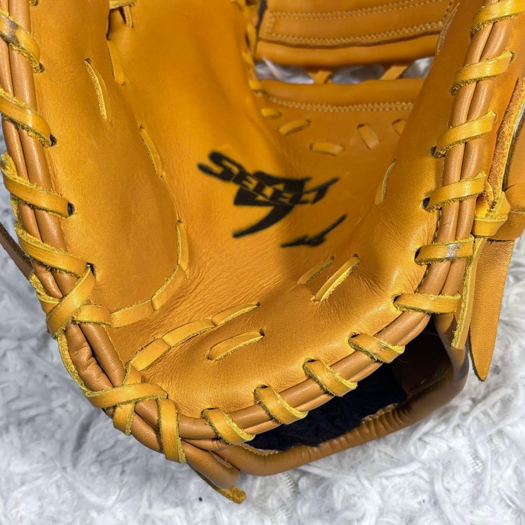 ま　Mizuno 軟式 ファーストミット グローブ 左投げ用 イエロー