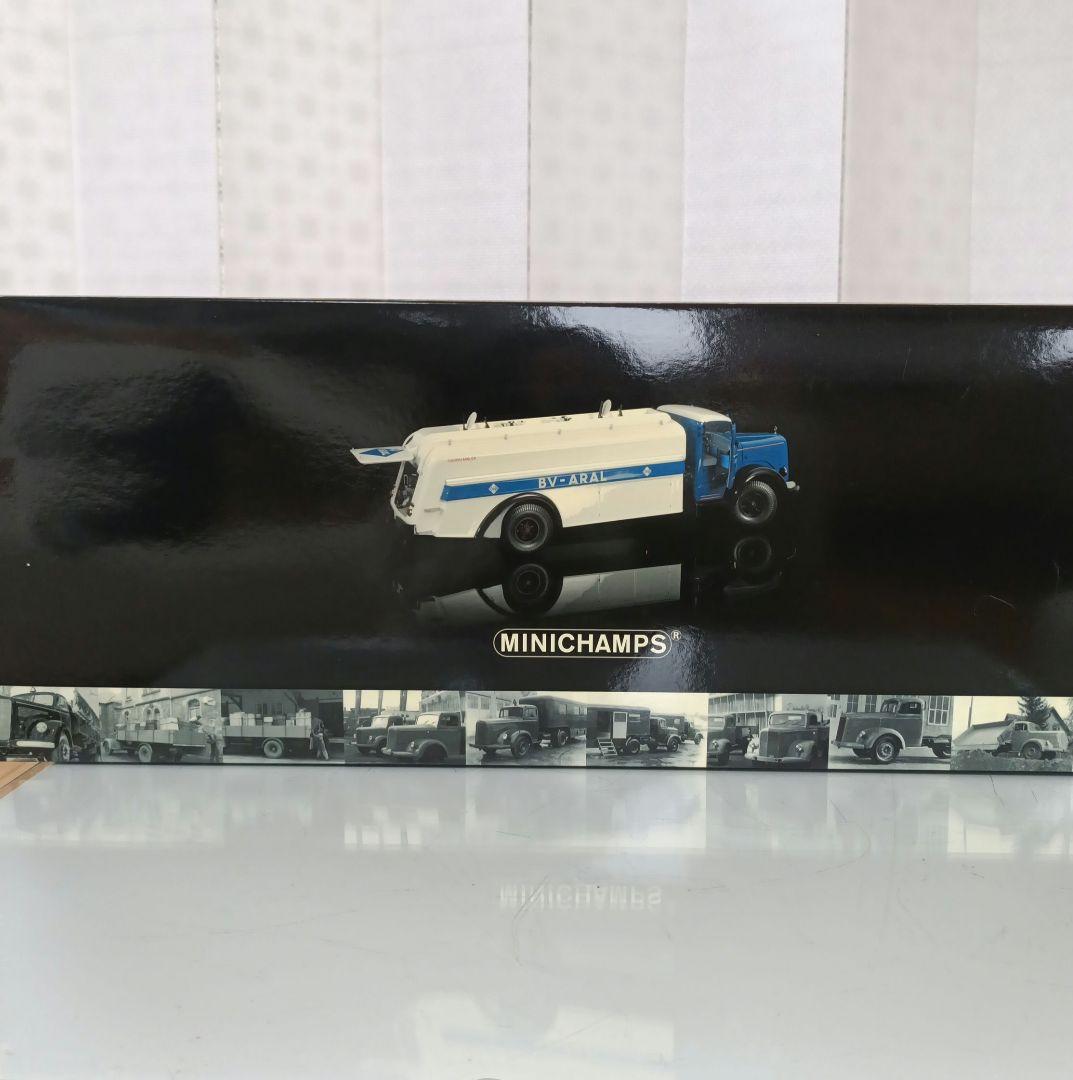 ミニチャンプス製　メルセデスベンツ L6600 タンクワゴン 1/18