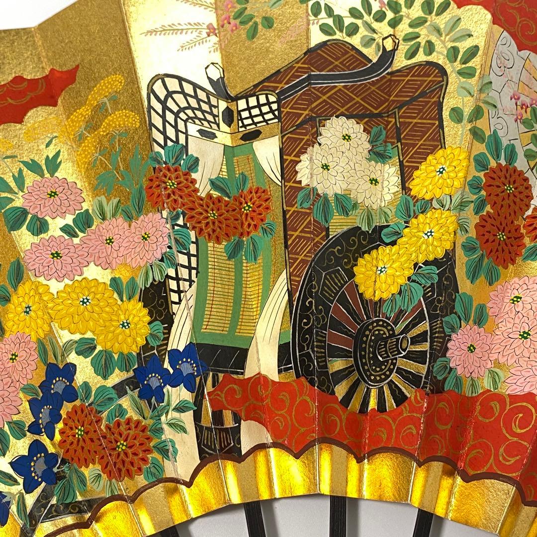 【2】 十松屋福井扇舗 謹製 舞扇子 日本舞踊 2本セット 箱付