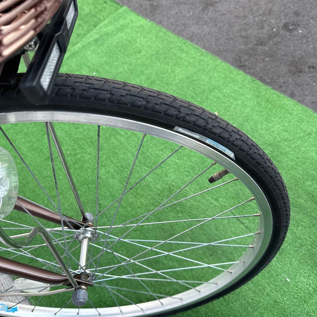 panasonic パナソニック電動アシスト自転車26インチ ブラウン