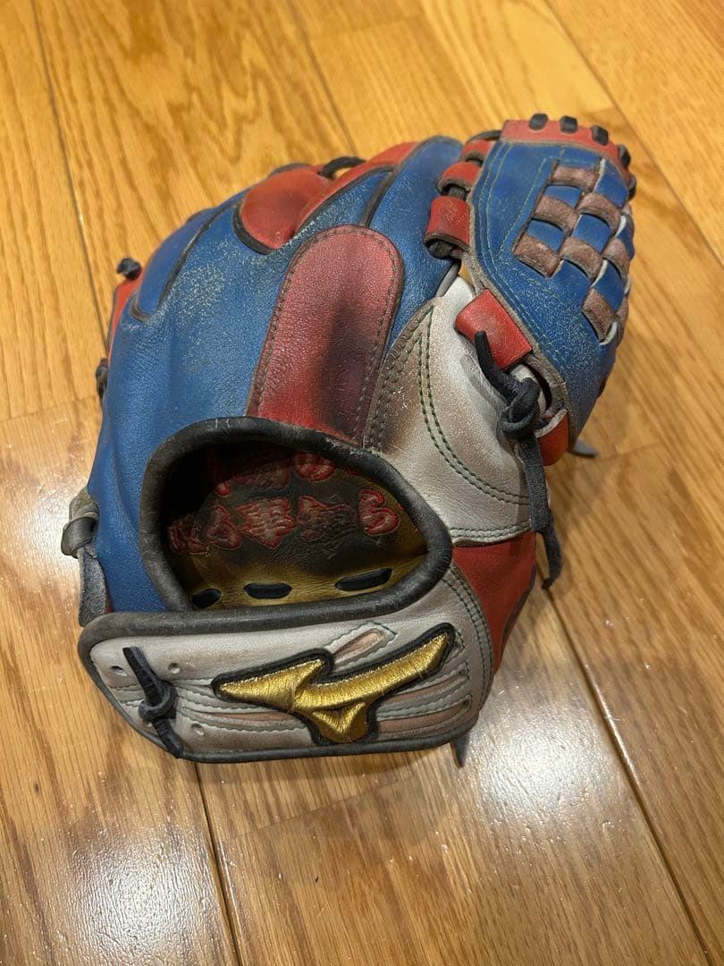 MIZUNO 軟式グローブ 2016-1 青赤