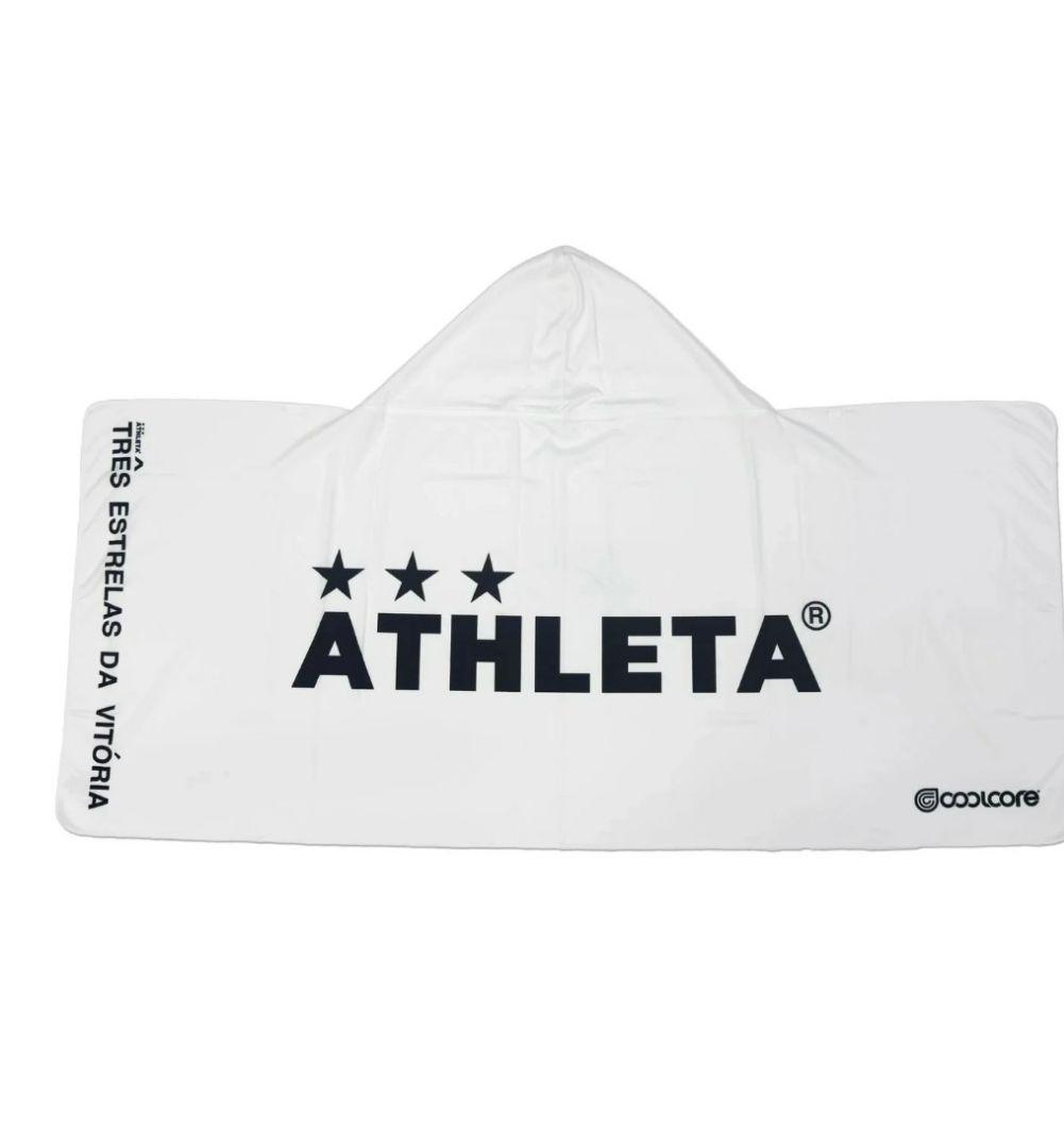 ATHLETA 冷感ポンチョ　完売品　限定ホワイト　サッカー