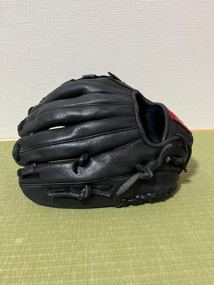 Rawlings 一般軟式大人用内野手用　美品　ローリングス　黒　RG3003