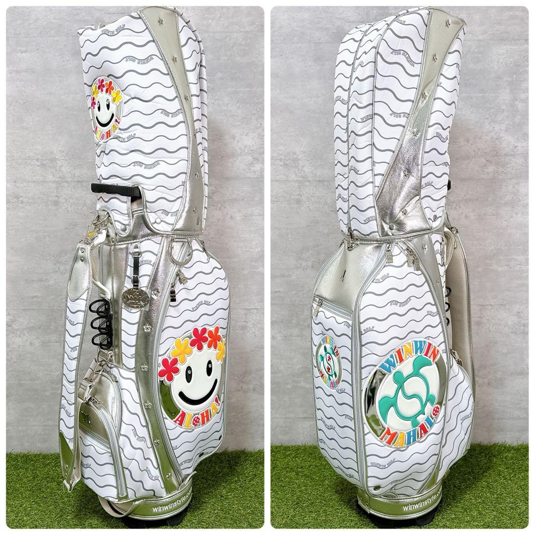 【希少】 WINWIN STYLE ALOHA キャディバッグ 【K618】