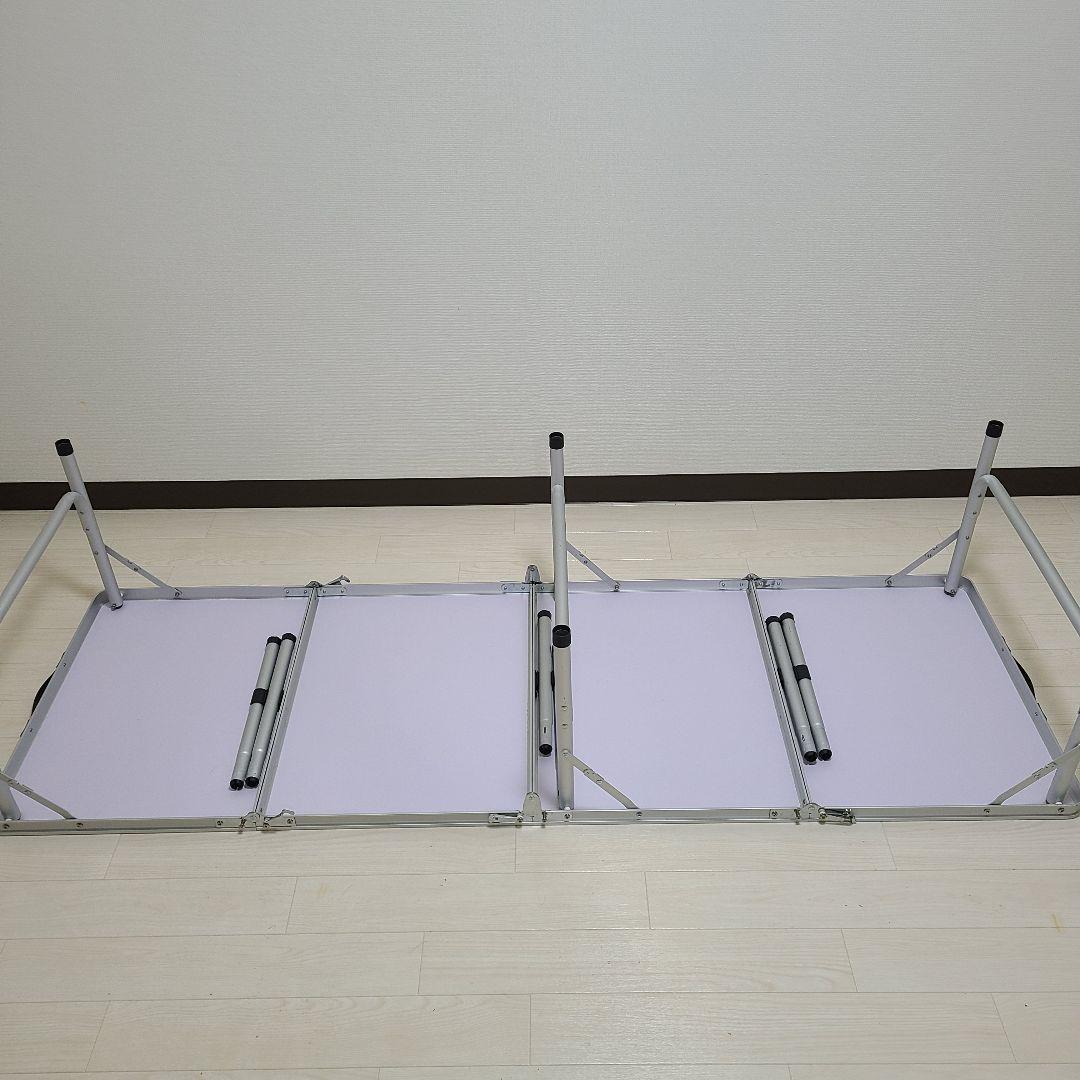 折りたたみロングテーブル 2台セット180×60cm キャンプ アウトドア