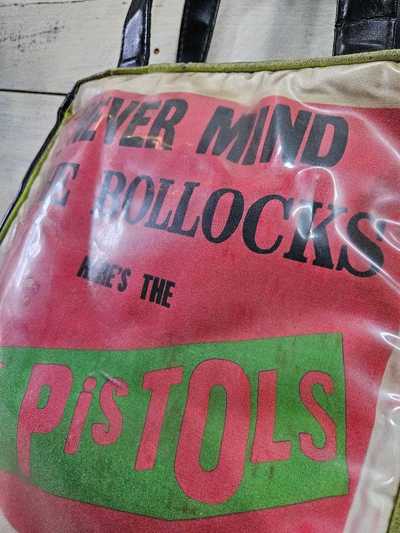 当時物 SEX PISTOLS ヴィンテージ トート レコードバッグ 塩ビ系