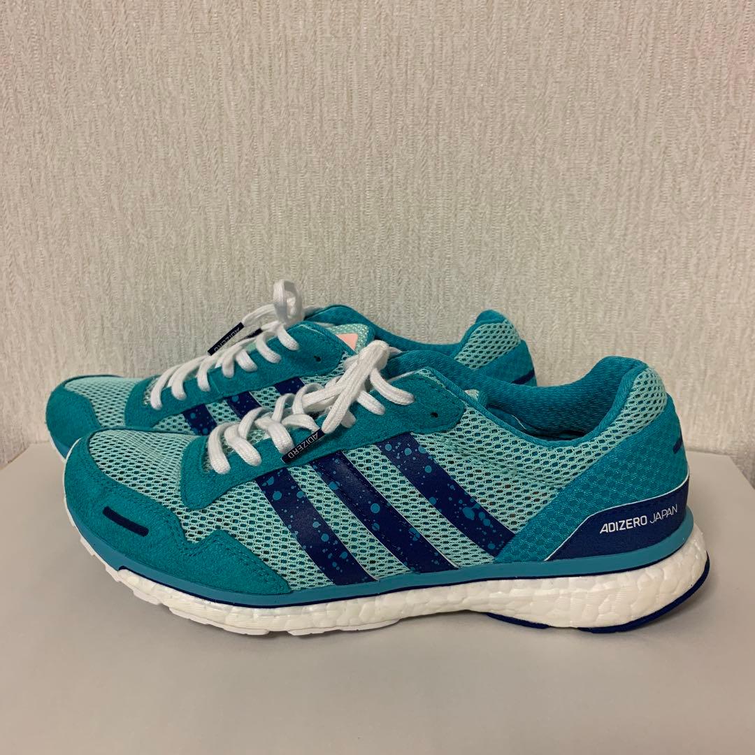 未使用adidasadizeroJapan3wランニングシューズ超軽量レディース