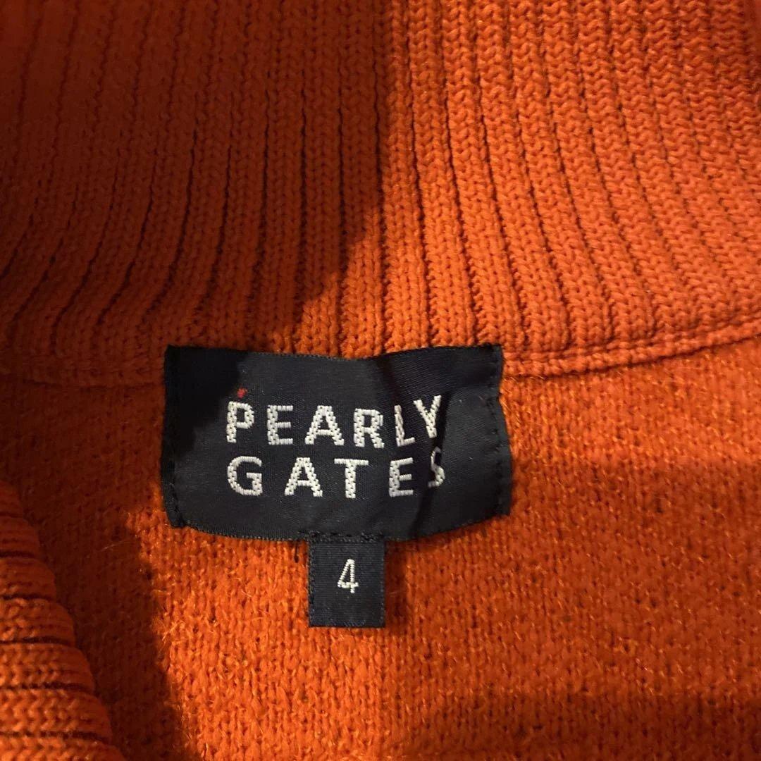 PEARLY GATES オレンジ セーター サイズ4