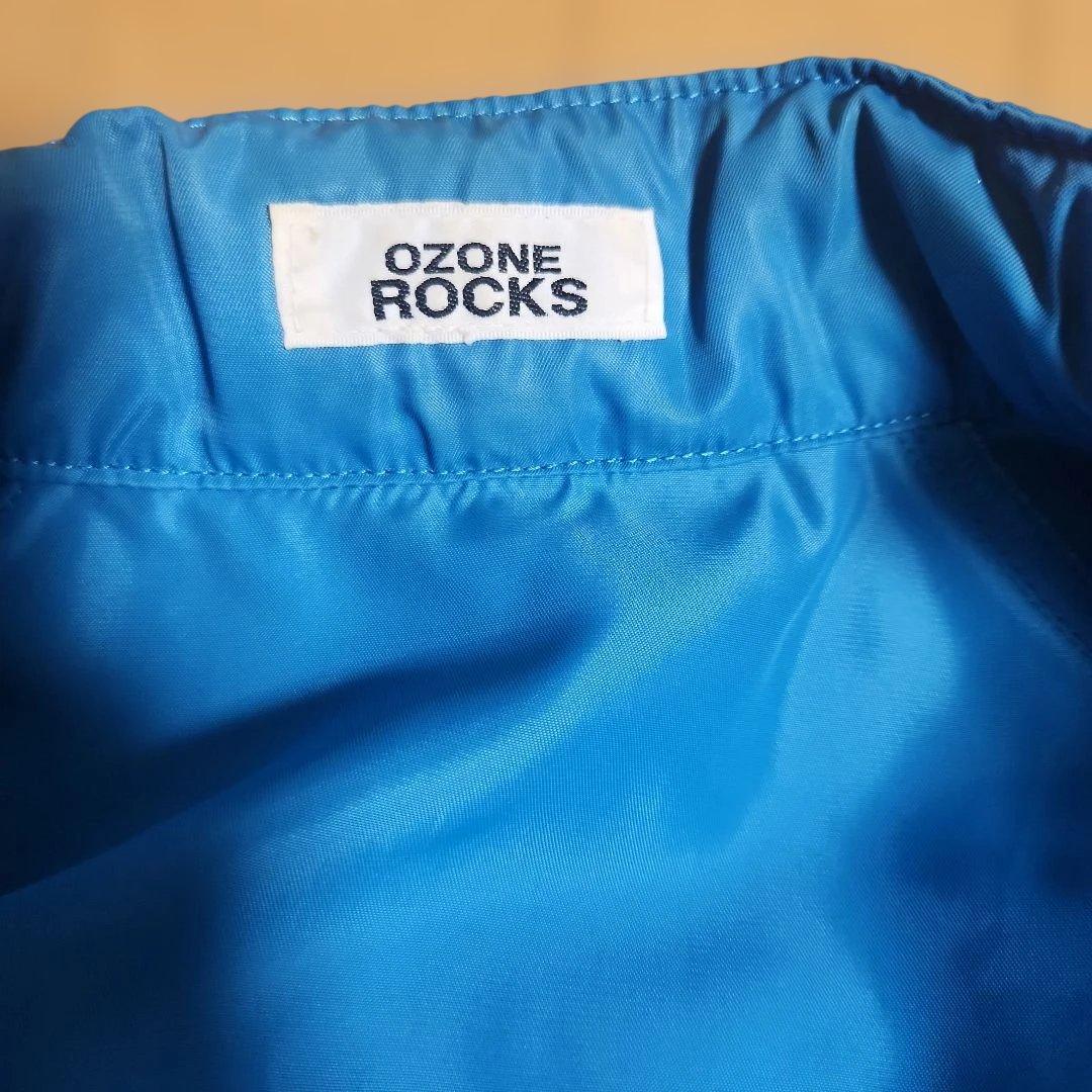 日本製　OZONE ROCKS ピステ ウィンドブレーカー 青
