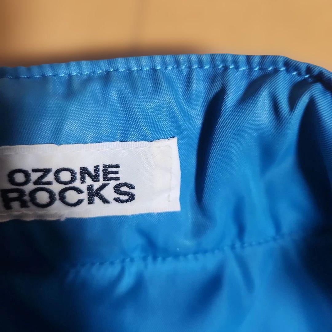 日本製　OZONE ROCKS ピステ ウィンドブレーカー 青