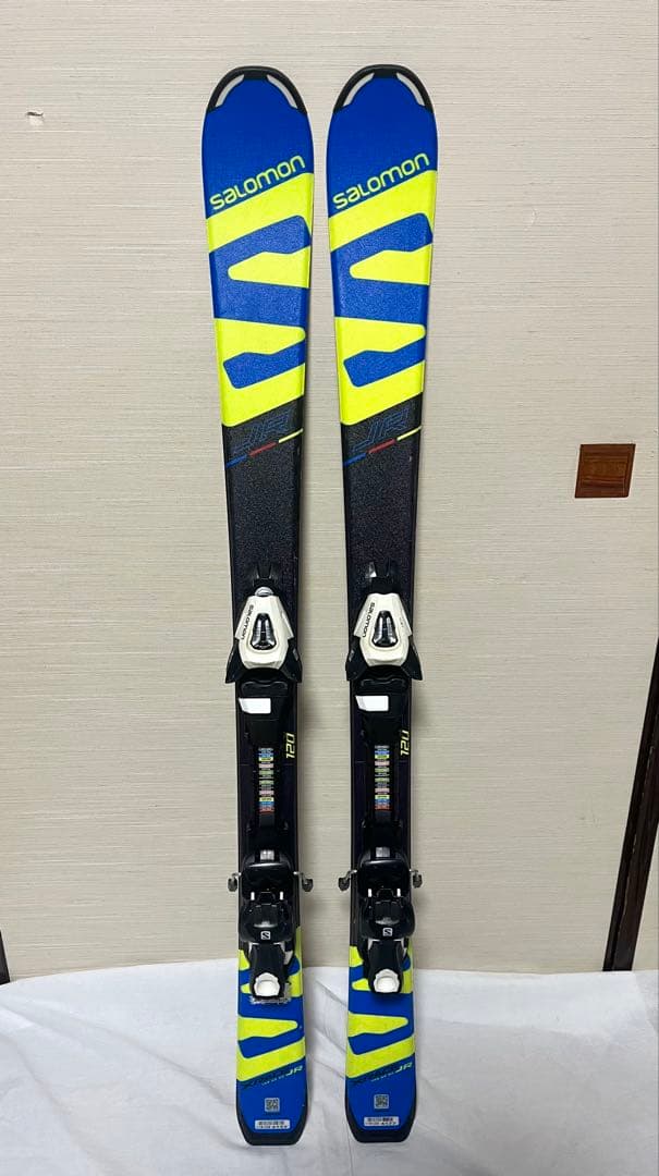 サロモン　スキー板　Salomon X-Race JR 120cm ストック付き