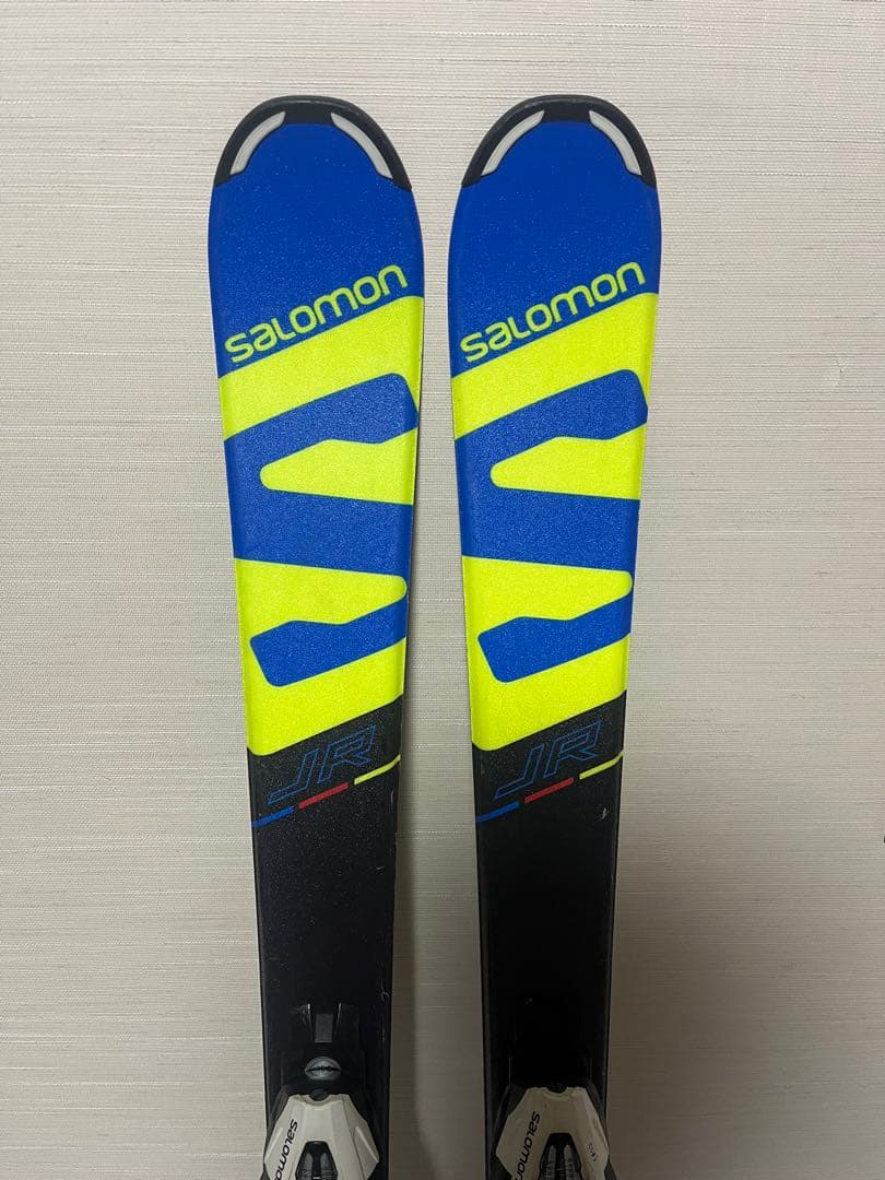 サロモン　スキー板　Salomon X-Race JR 120cm ストック付き