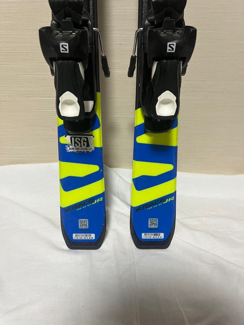 サロモン　スキー板　Salomon X-Race JR 120cm ストック付き