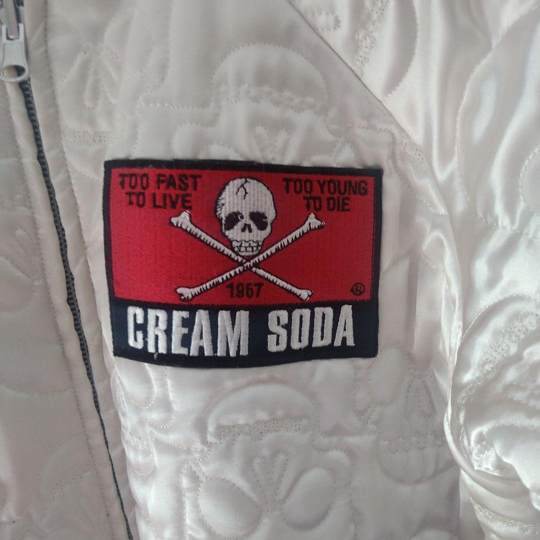 CREAM SODA スカルジャケット 青白
