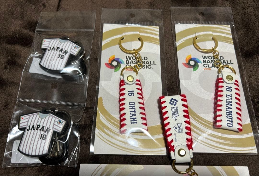 WBC2026 大谷翔平 山本由伸 キーチェーンセット